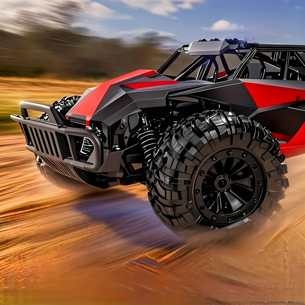 RC Off-Road Car with LED Lights for Kids Ages 6+, High Speed Remote Control Buggy Light-Up RC Truck for Boys & Girls — image 
