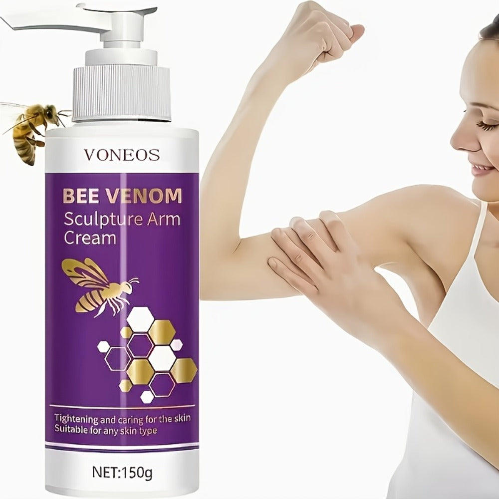 Body Cream VONEVOS Five 150g Pump Bottles with Bee Venom, Hyaluronic Acid and Collagen for External Arm Application — image 2