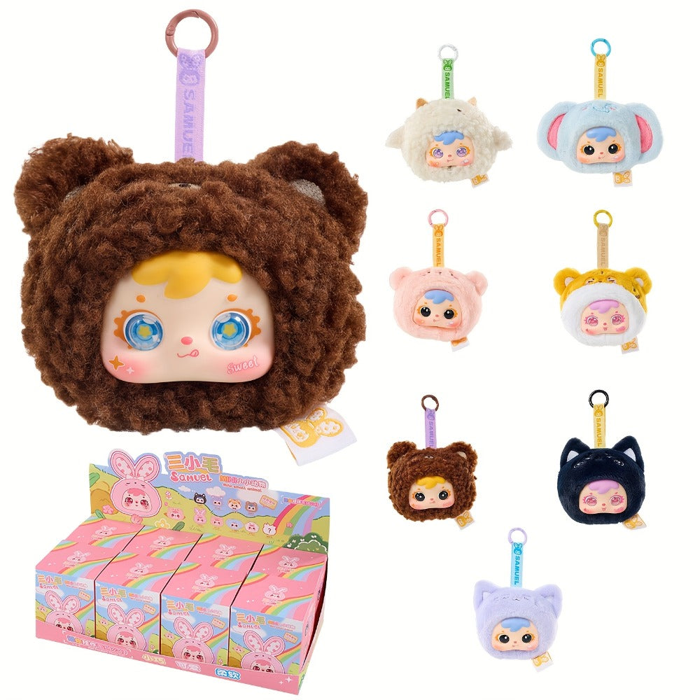 Cute Plush Animal Doll with Big Eyes with the Listed Color, Size or Set Options for Everyday Use — image 2