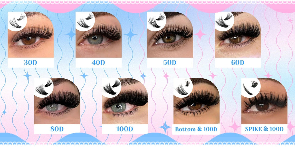 DIY Lash Clusters Gift Set 30D-100D Mixed Length Soft Fluffy Volume Cluster Lashes with Tweezers & Mascara — image 15