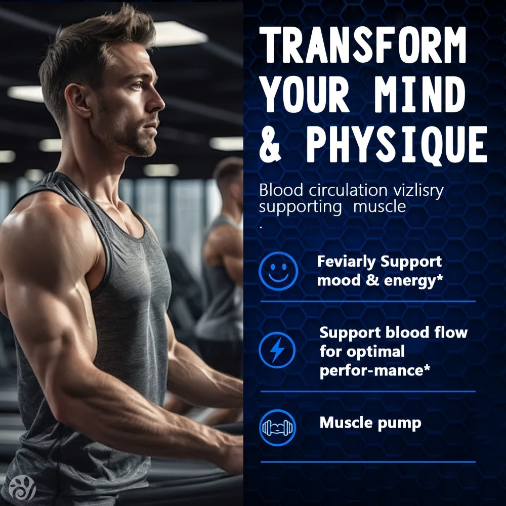 Men's Performance Gummies with Shilajit, Maca & Blueberry, Male Drive, Strength & Stamina Supplement — image 2