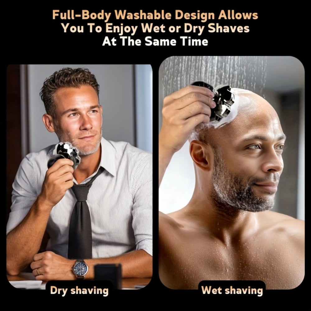 Electric Razor for Women 5-in-1 Painless Hair Removal Shaver – Wet & Dry Rechargeable Lady Shaver for Face, Legs, Bikini & Un