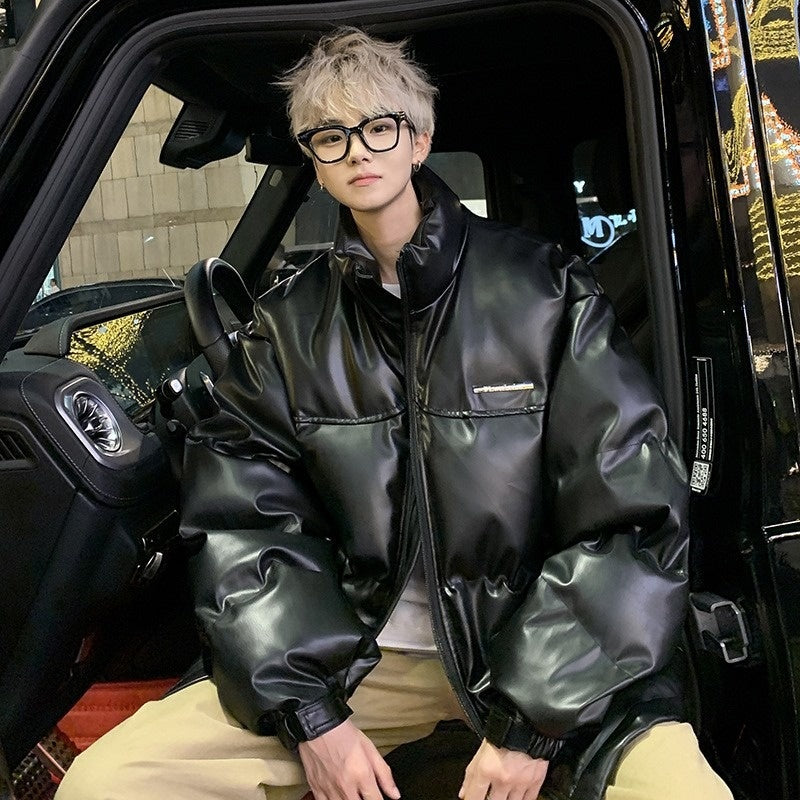 Mens New-Style Thickened Cotton Padded Jacket In American Street Style