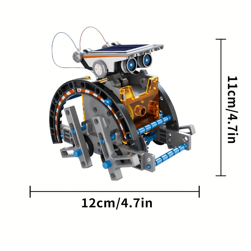 12-in-1 Solar Robot Kit for Kids Ages 8-13, Build Your Own Solar Powered Robot, STEM Engineering Building Toy — image 3