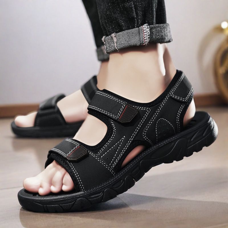 Men's Non-slip Deodorant Water-soaking Eva Ultra-light Velcro Breathable Quick-drying Wading Shoes