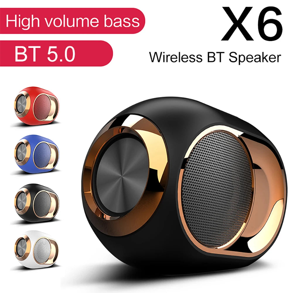 X6 Bluetooth Speaker Subwoofer Wireless