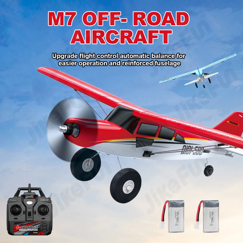 RC Airplane QIDI560 M7 Brushless Fixed Wing, 6-Channel 6-Axis Gyro Remote Control Plane with 3D Stunts — image 1
