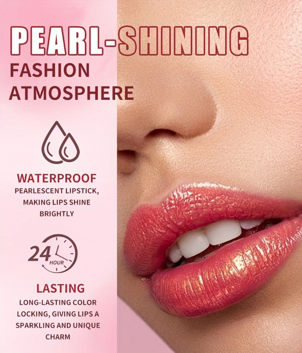 Lipstick Set, Sexy Kiss 6-Piece Sparkling Shimmer Bullet Collection in a Pink Presentation Box — image 13