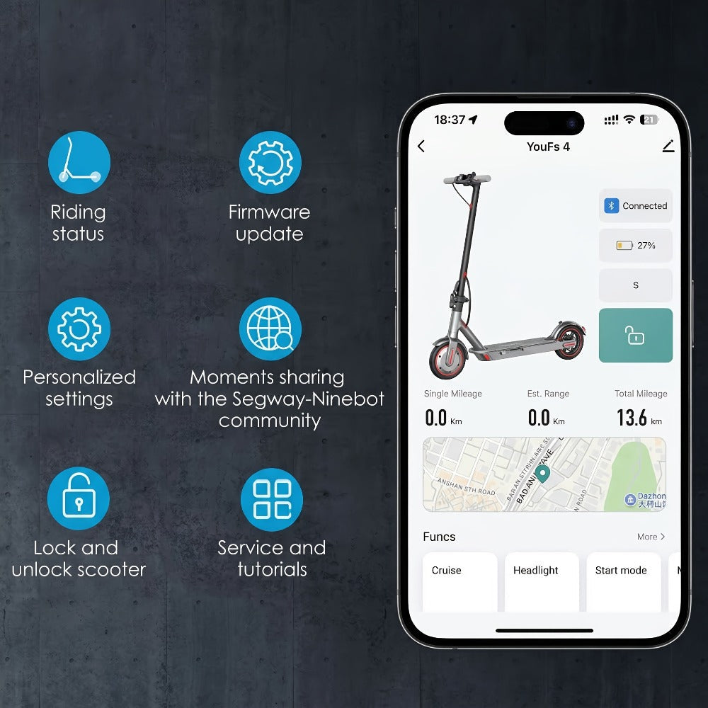 Electric Scooter for Adults 350W Motor 19 MPH 21-Mile Range Foldable with the Listed Color, Size or Set Options for Everyday 