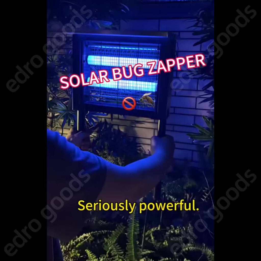 Solar Bug Zapper Outdoor Rechargeable | Patio Garden Backyard Camping — image 9
