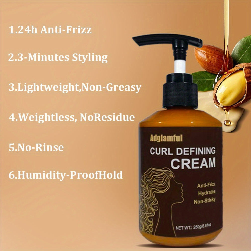 Pump-Bottle Curl Defining Cream with Leave-In Application for Wavy, Curly and Coily Hair Types — image 8