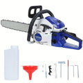 Gas Chainsaw, 2-Stroke Powerful Wood Cutting Logging Farm Ranch for Garden, Patio and Yard Use — image 1