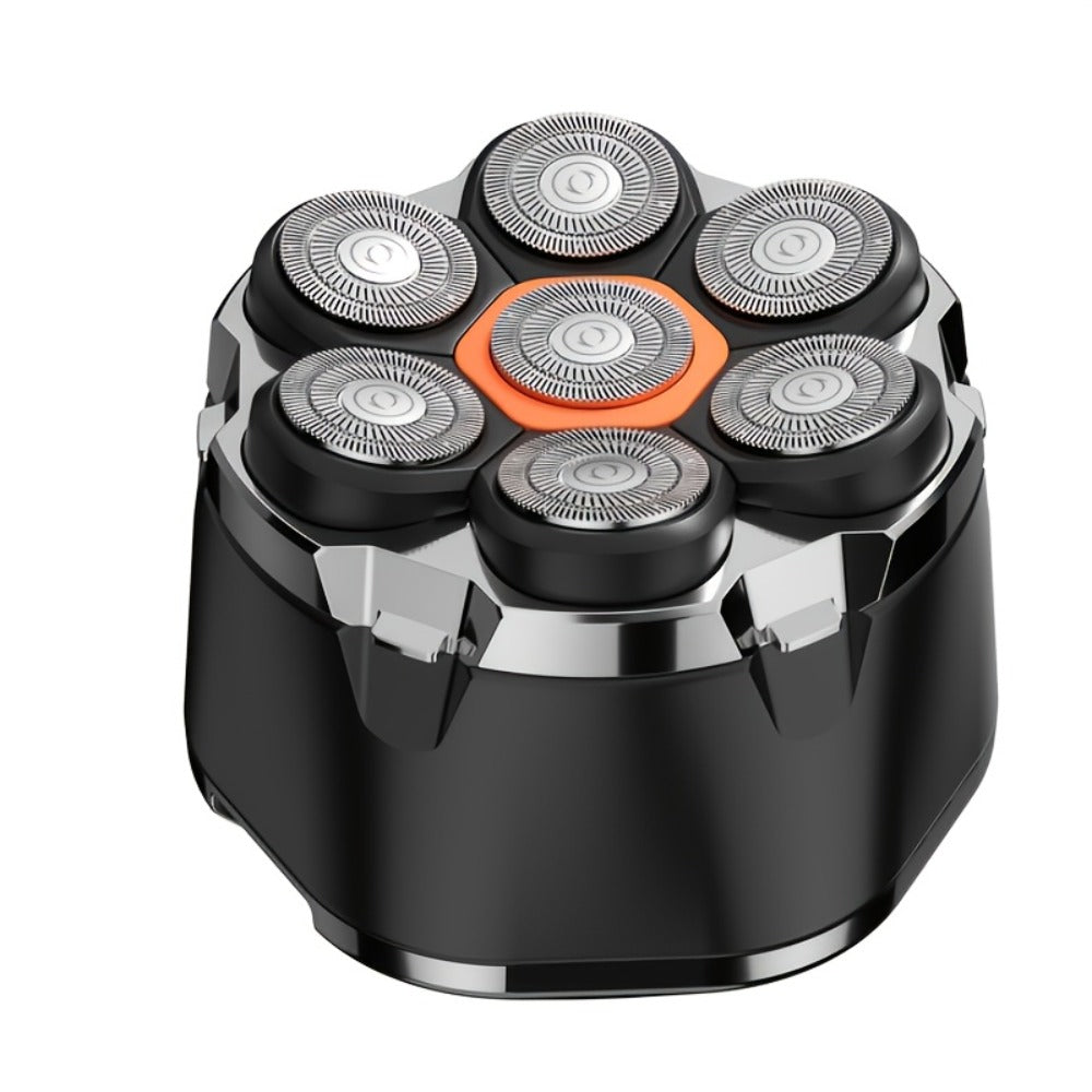 Palm-Size Multi-Rotary Electric Shaver with Display in 5D, 7D and Type A Checkout Styles Pictured — image 5