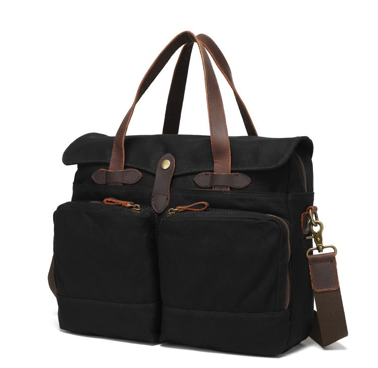 Portable Briefcase Men's One-shoulder Crossbody Outdoor Travel