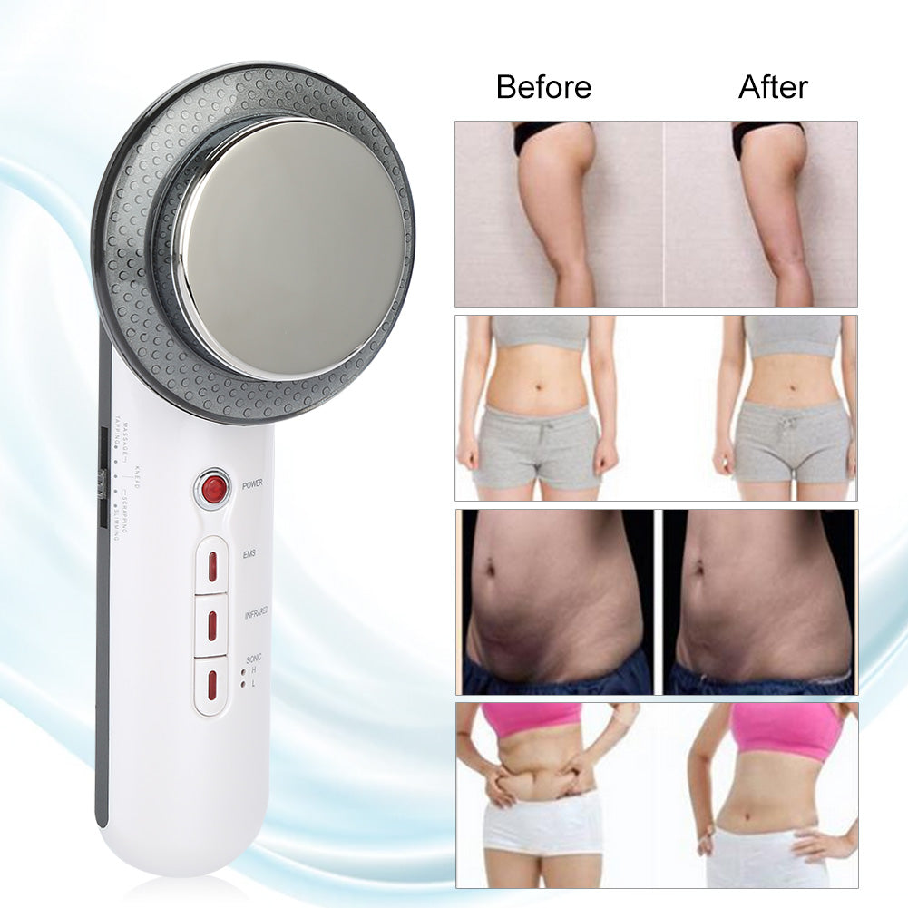 Handheld Ultrasound Body Massager - Skin Care & Slimming Device