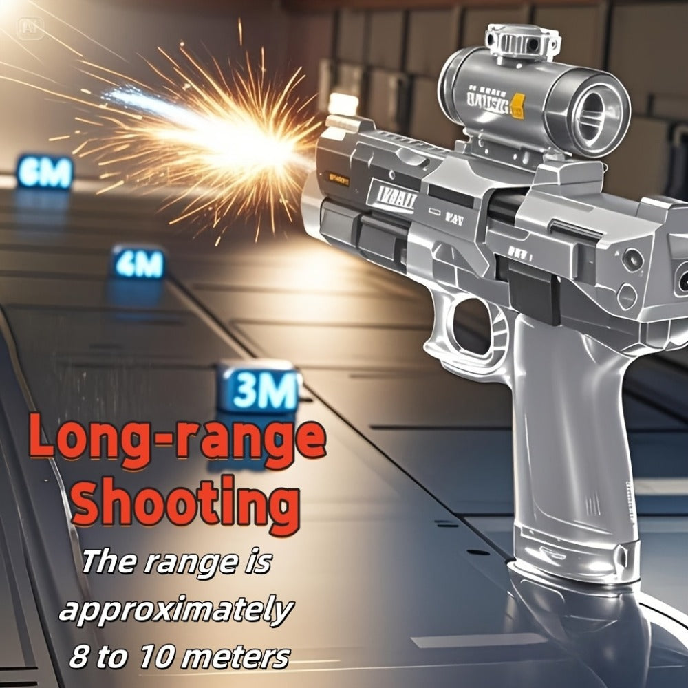 Two-Piece Electric Water Blaster Set with Lighted Sights, Rechargeable Batteries and Three Pairings — image 4