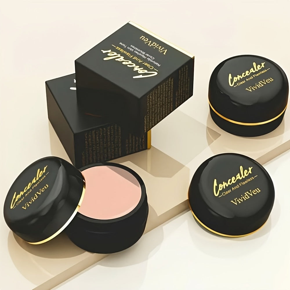 Waterproof Matte Concealer 3 Pack, Full Coverage Plant-Based Formula for Dark Circles, & Blemishes — image 2