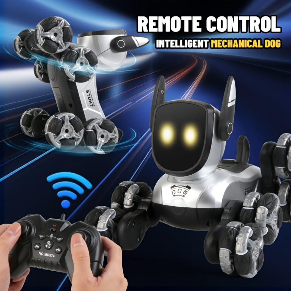 Robot Dog Toy for Kids, RC Smart Interactive Electronic Pet with Remote Control, Music & Action Show — image 7