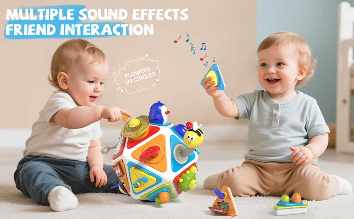 21-in-1 Toddler Busy Board Activity Cube, Early Educational Sensory Toy for Boys & Girls Ages 1-3 — image 13