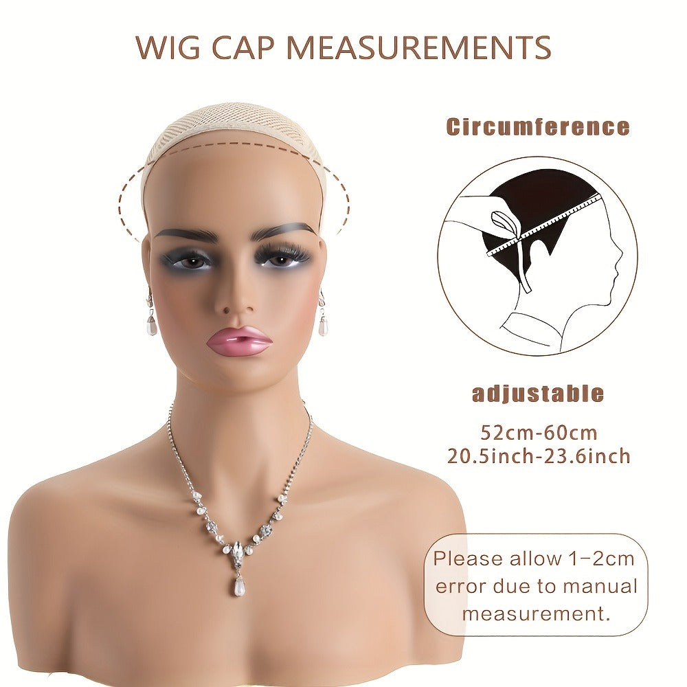Synthetic Wig 10-Inch Bouncy Curly Bob with Rose Net Cap in Black, Dark Brown or Burgundy for Daily Style — image 7