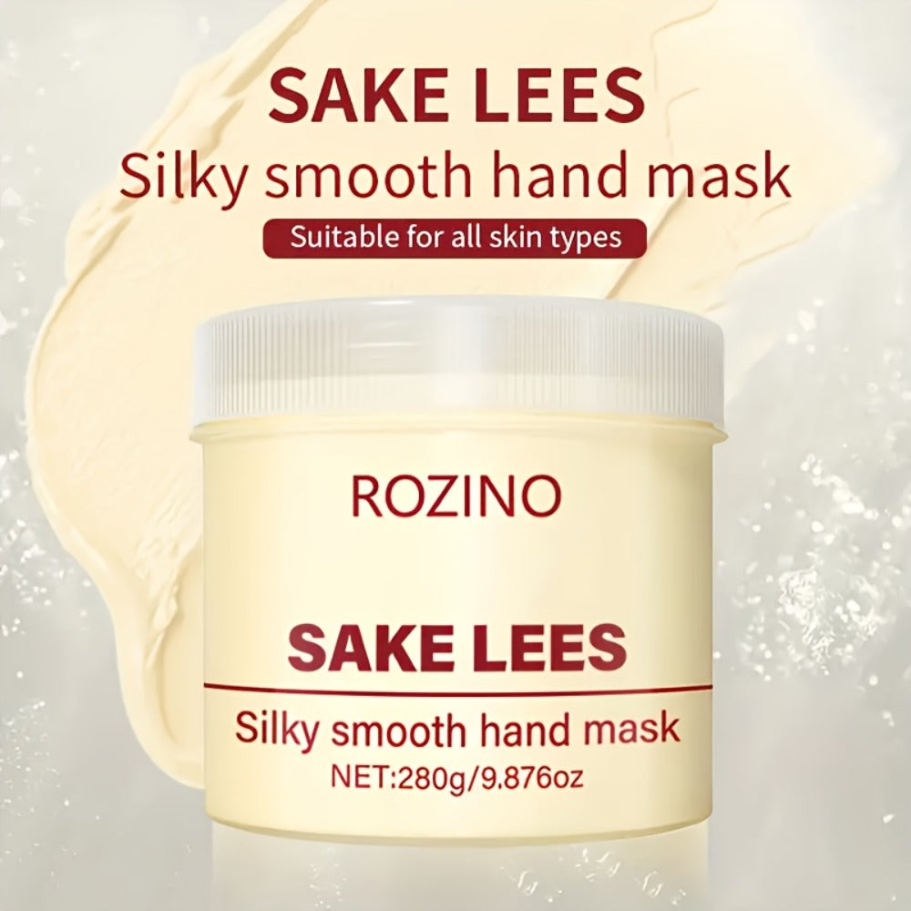 Hand Mask Cream 280g Moisturizing Brightening with Licorice & Distillers Grains – Deep Hydration for Dry Rough Peeling Hands 