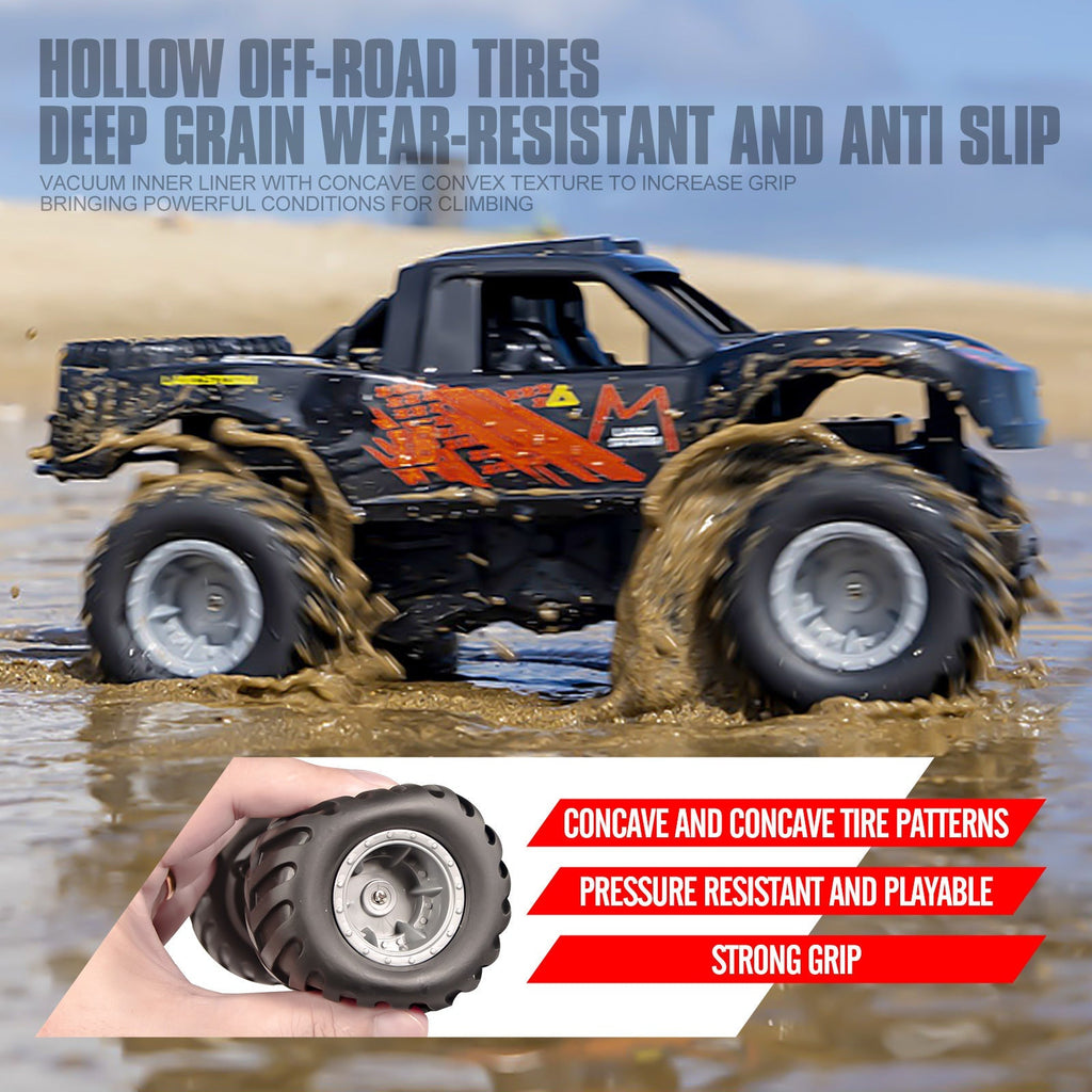 RC Monster Truck or Pickup 1:16 Scale in Five Body and Color Styles with 4WD Layout and Two Rechargeable Batteries — image 30