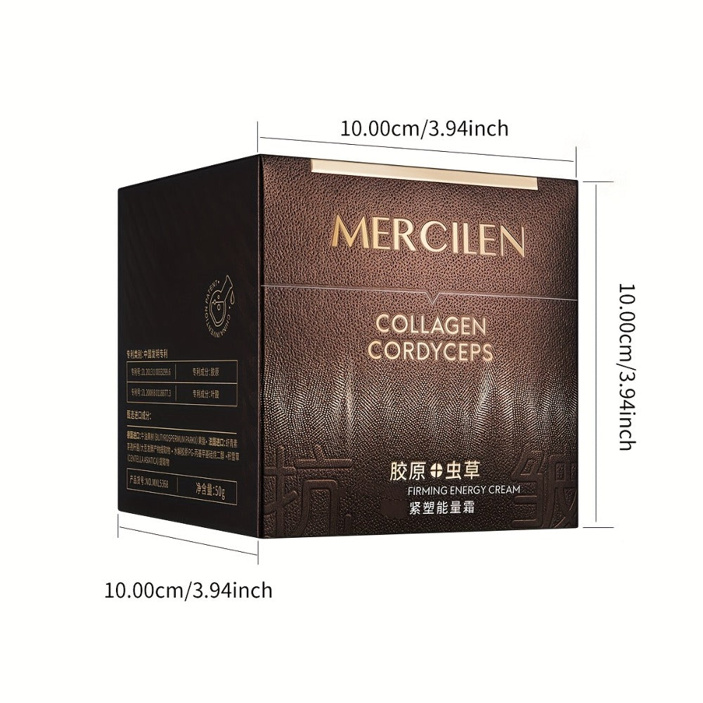 Face Cream Cordyceps Collagen 50g Formula with Squalane, Glycerin and Alcohol-Free Bottle Format — image 5