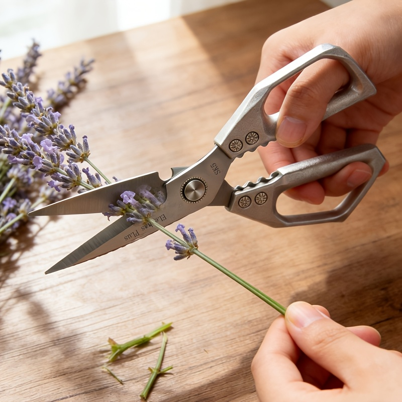 Floral and Light Plant-Trimming Scissors, 10.58 Inches with Open-Loop Metal Handles in One- or Two-Piece Options — image 6