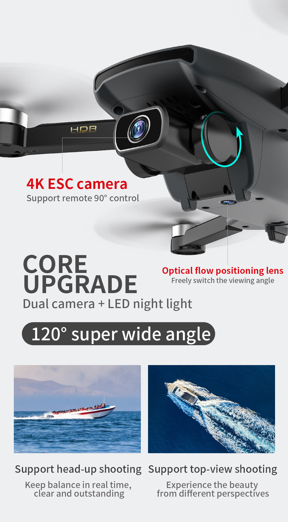 4K Aerial Camera New Product Remote Control Plane