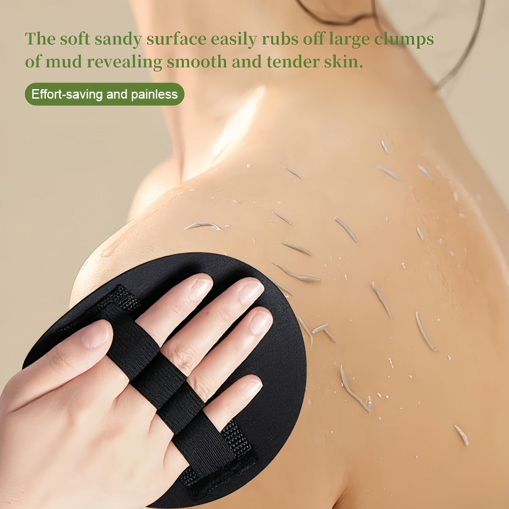 Mandelic Acid AHA Exfoliating Gel & Five-Finger Mud Scrubber Glove 2-Piece Set for Bath Time, Home Spa and Personal Care — im