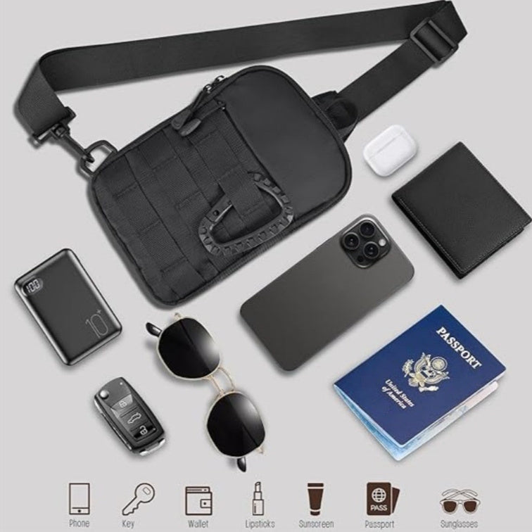 Mini Tactical Riding Sports Cross Body Shoulder Chest Bag