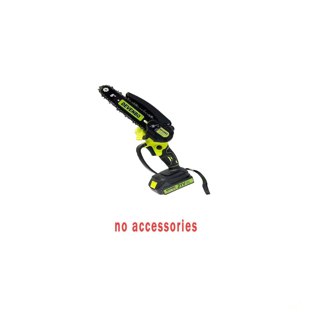 Cordless Mini Chainsaw 6-Inch, Handheld Pruning Saw with Rechargeable Battery, Adjustable Chain Tension — image 1