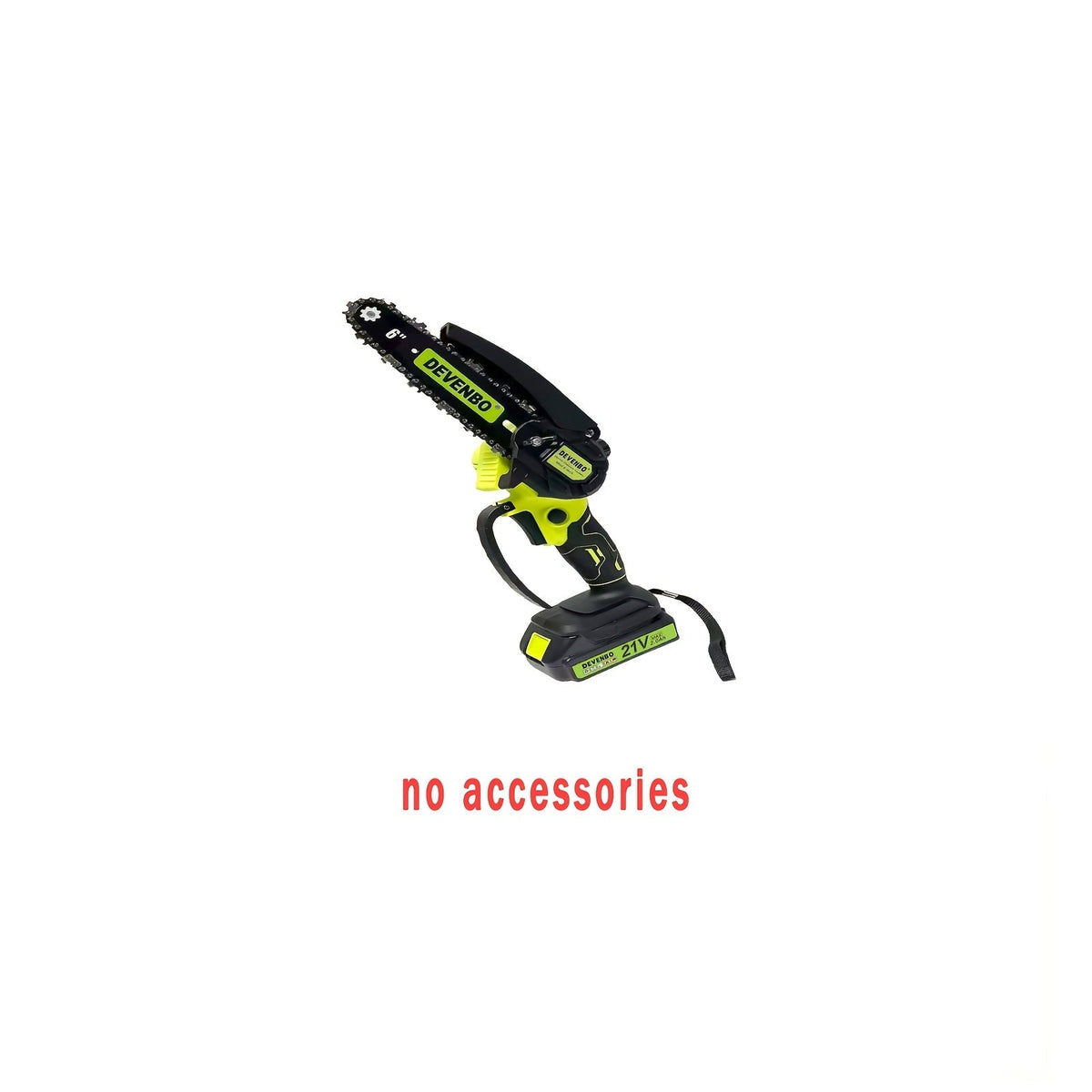 Cordless Mini Chainsaw 6-Inch, Handheld Pruning Saw with Rechargeable Battery, Adjustable Chain Tension — image 1