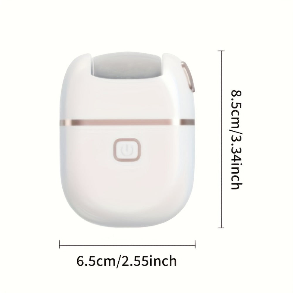 Electric Callus Remover Rechargeable Foot Grinder with 3 Replacement Heads 2 Speed Settings IPX5 Waterproof USB Charging Port