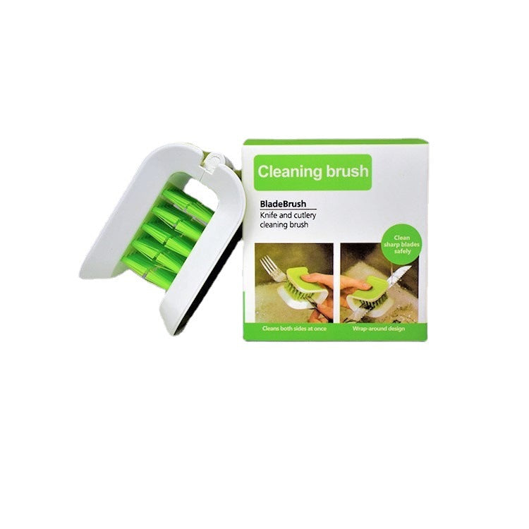 U-Shaped Cleaning Brush Knife And Fork Brush Chopstick Brush Cutlery Brush Can Be Opened And Closed Kitchen Supplies Hand Brush - V.I.P Digital Presence