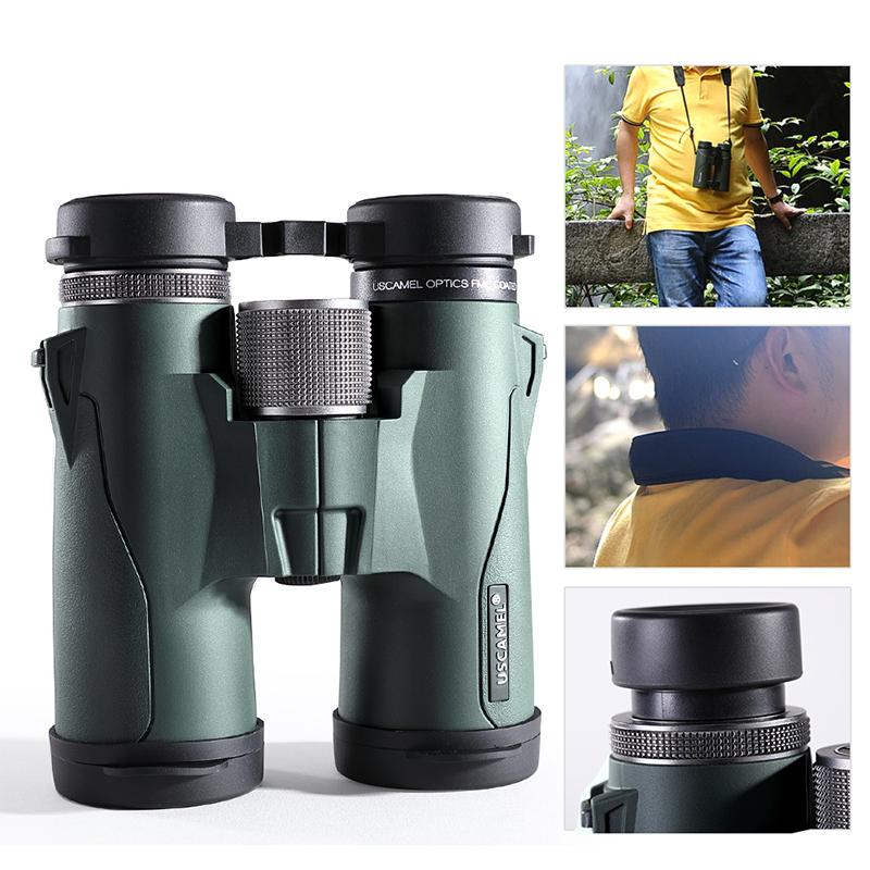 USCAMEL 8x42 Binoculars Military HD High Power Telescope Professional Hunting Outdoor,Black
