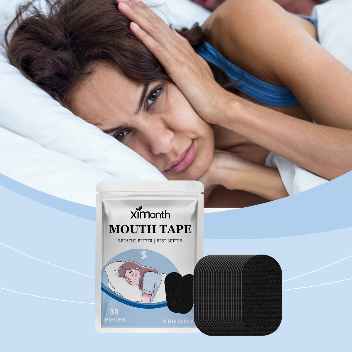 Anti-Snoring Sleep Patch Anti-Snoring Care At Night Physical Ventilation Anti-Snoring Patch