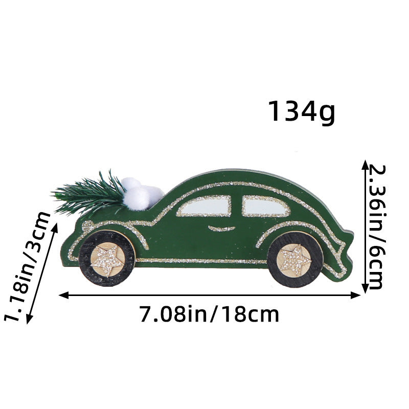 Christmas decoration small ornament fashionable dark green car ornament - V.I.P Digital Presence