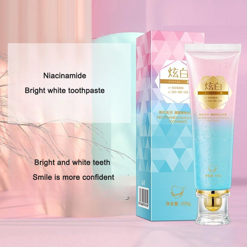 Xuanbai toothpaste freshens breath niacinamide toothpaste removes bad breath tooth stains teeth and breath care