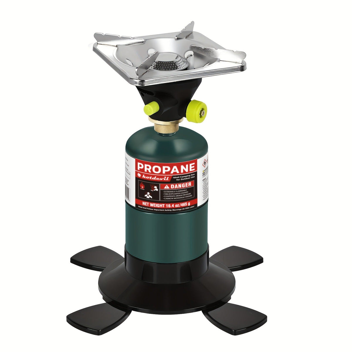 Backpacking Stove Bottletop Propane, Hotdevil HD-5005 Camping Stove with Instant Ignition, Propane & MAPP Gas Compatible — im