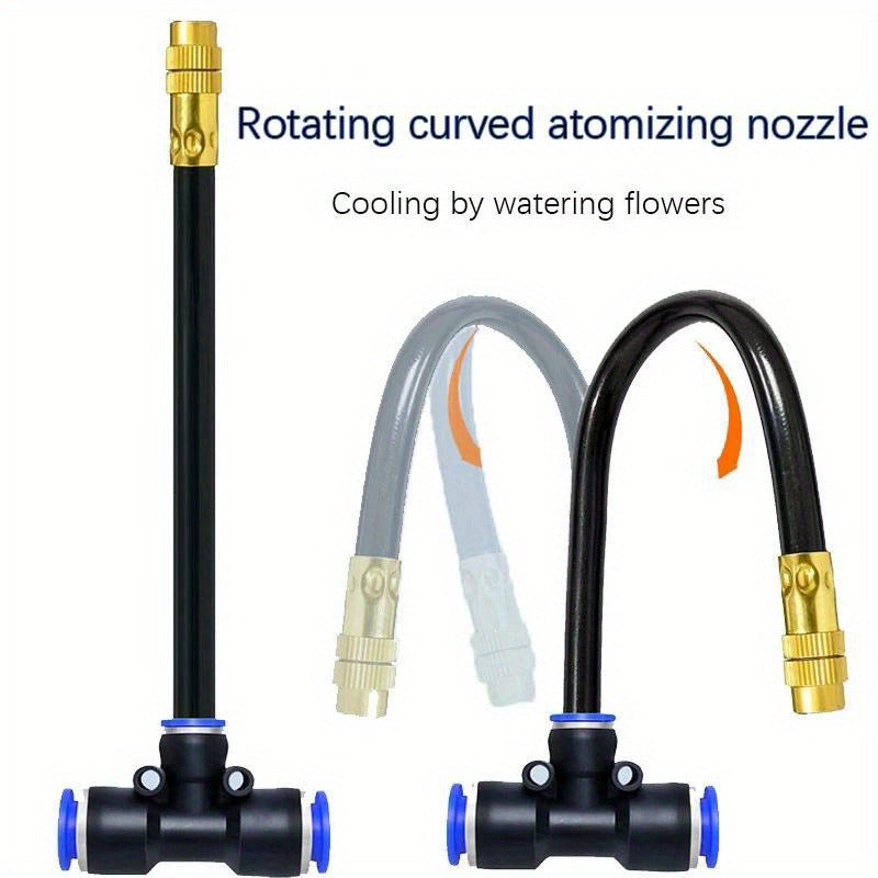 Garden Sprinkler Kit Rotating Copper Nozzle Automatic Irrigation System for Lawn Balcony Misting — image 5