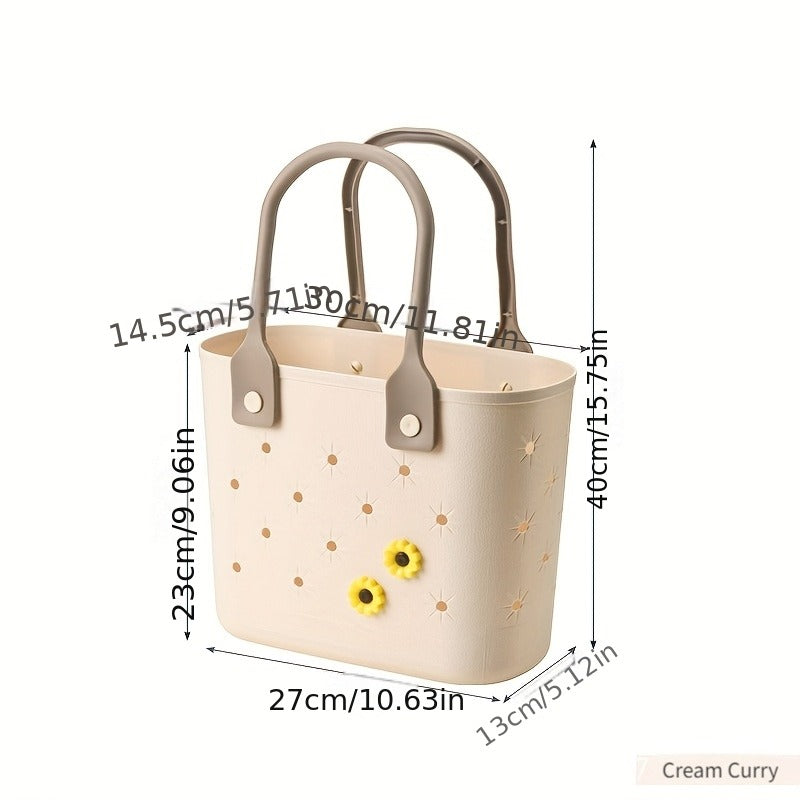 Portable Drain Storage Basket with Plastic Frame and Soft Bottom in Three Color Options for Home or Travel — image 8