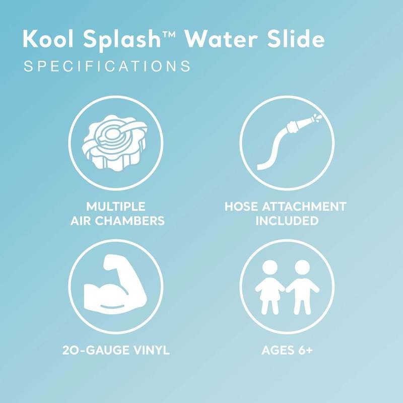 Inflatable Pool Water Slide for Kids, Backyard Water Slide with Built-in Sprinklers for Garden, Patio and Yard Use — image 6