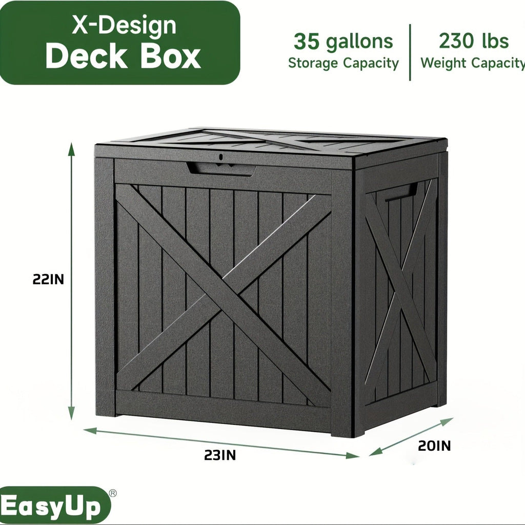Lockable Outdoor Storage Box Waterproof Package Delivery Porch — image 5