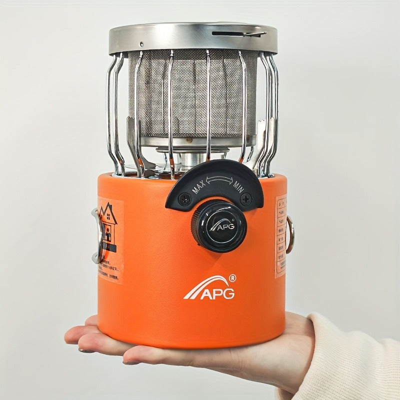 Portable Propane Camping Heater Stove 2-in-1 with Temperature Control, Compact Outdoor Cooking & Heating Unit — image 6