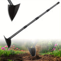 Garden Hoe Triangle Carbon Steel with Adjustable 15-72 Inch Long Handle, Sharp Triangular Blade for Weeding — image 2