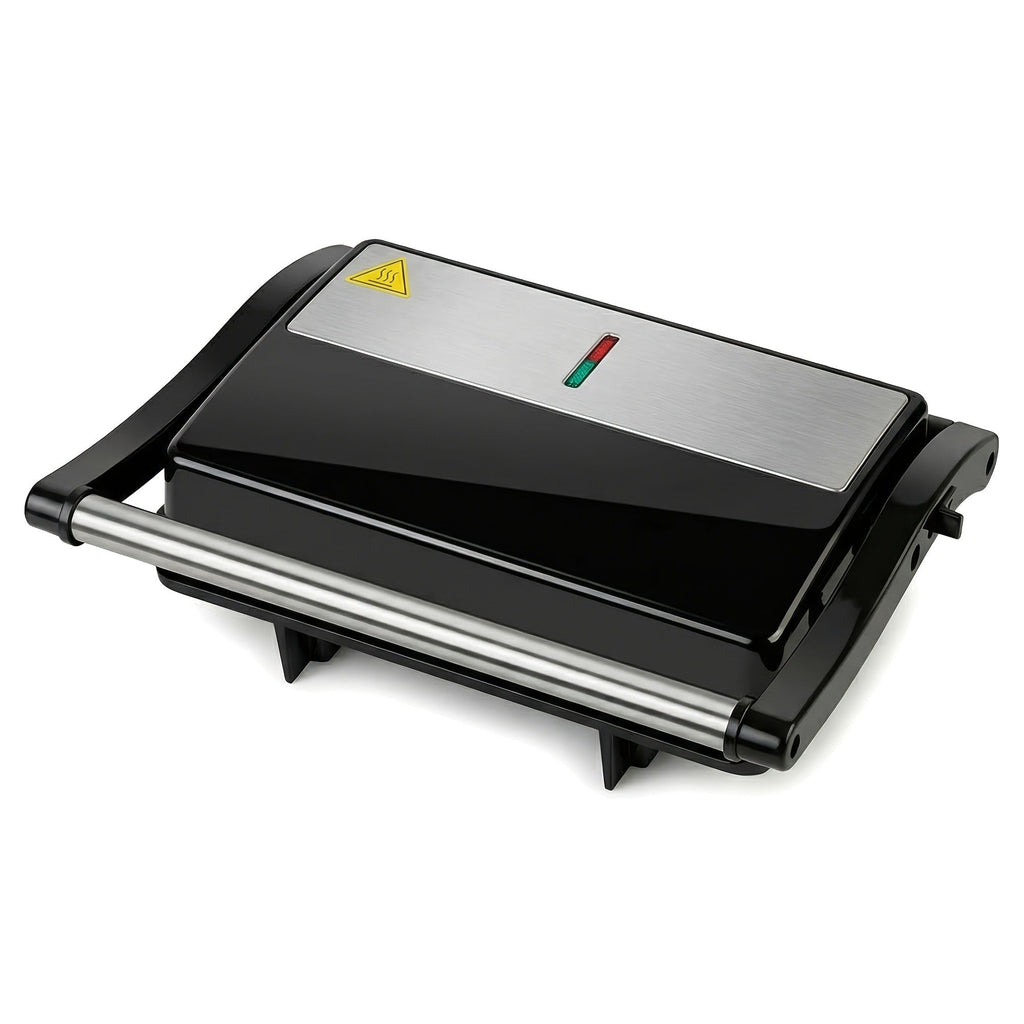 Sandwich Maker 3-in-1 Mini Indoor Grill & Panini Press, Non-Stick 180° Opening, Floating Hinge, 60-Min Timer — image 10