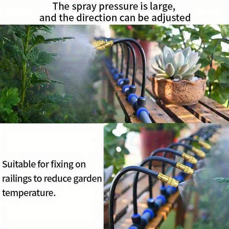 Drip Irrigation Kit Automatic Watering System Garden Sprinkler Misting Atomization Hose 5m, 20m — image 7