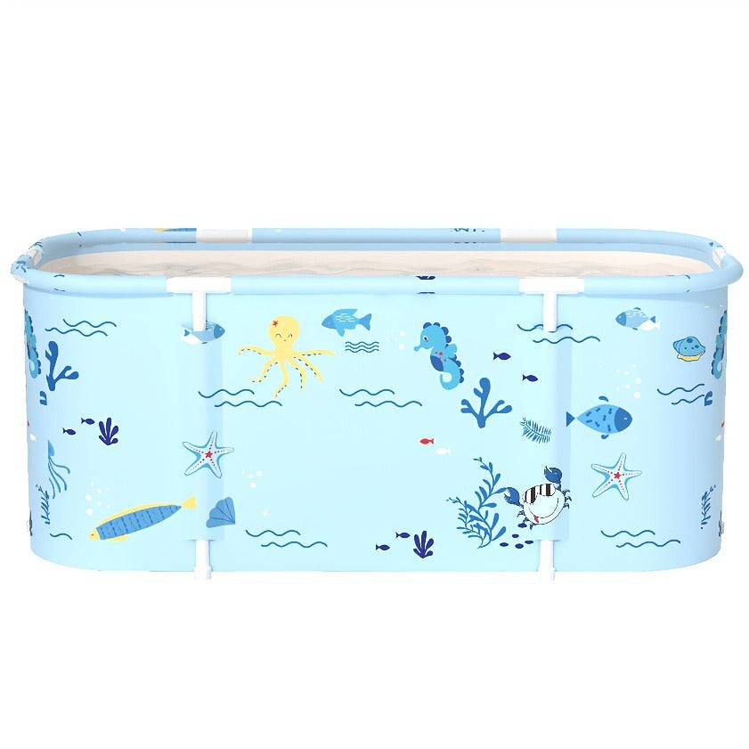 Soaking Tub Foldable Portable for Adults 47.2"x19.7"x21.7", Freestanding Hot Bath & Ice Bath Spa Tub — image 6