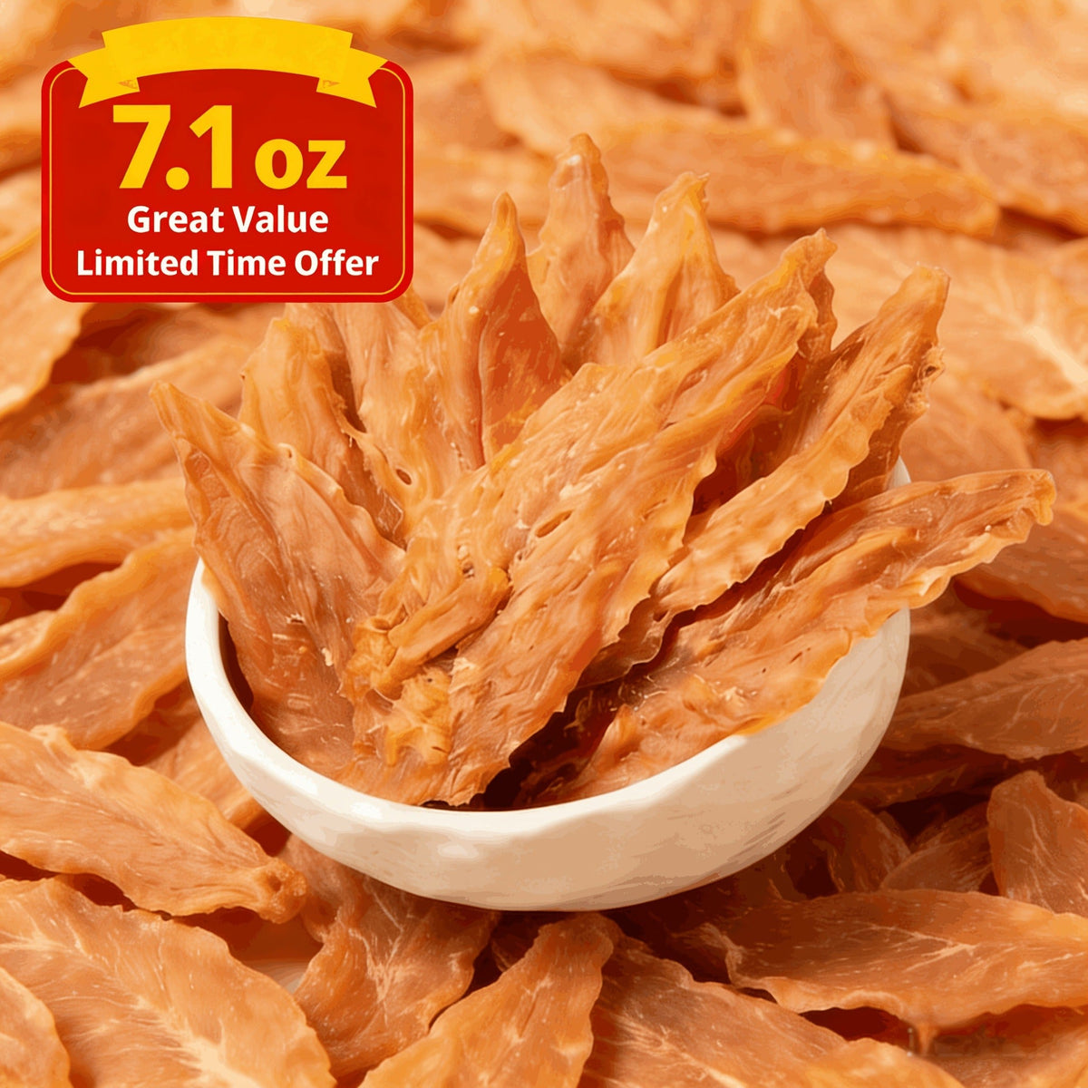 Dog Treats Duck-Wrapped Chew Pieces or Dried Chicken Breast in Two 203g Flavor Options for Dog Reward Use — image 11